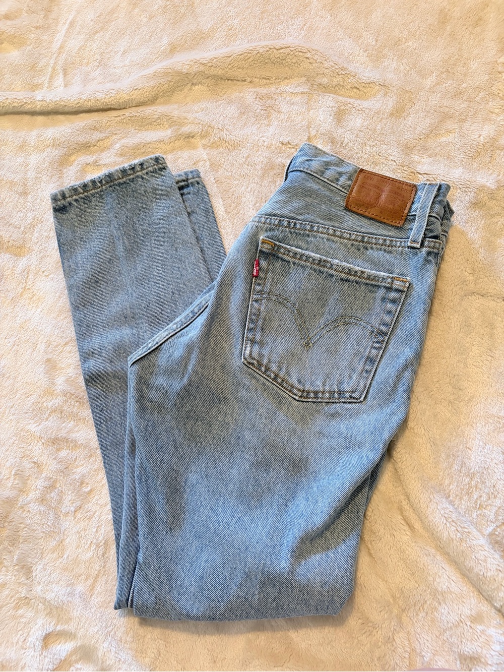 Levi's Light Blue Straight Jeans
